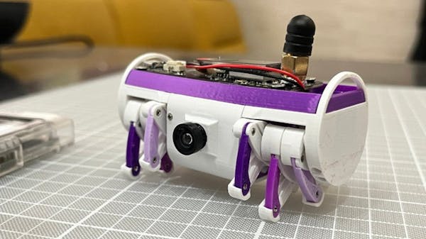 Chen Liang's Strider's Linkage Walking Camera Bot Gets a Sleek New ...