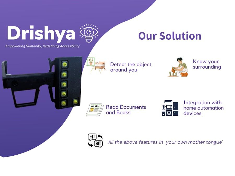 Drishya: Smart glass aiding the visually impaired