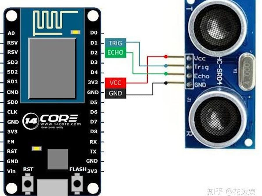 Ultrasonic Ranging and Obstacle Avoidance for Swimming