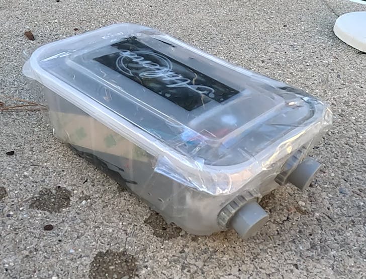 The non-3d modeled version of the haptic swim assistant