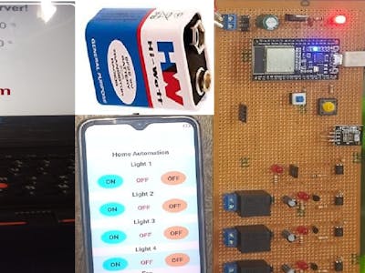ESP-32 Home Automation with web server