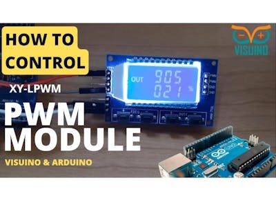 How to Control PWM Signal Generator Module using Visuino