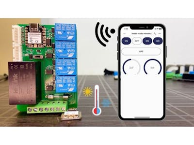 4 Node Home-Automation System Using Smallest ESP32