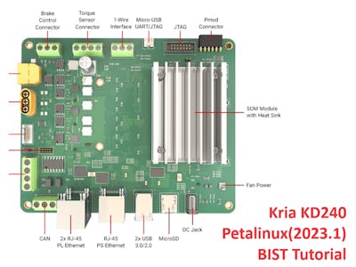 Kria KD240 Petalinux (2023.1) BIST Tutorial