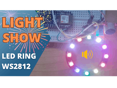 How to Make DIY Music Reactive RGB LED Ring (WS2812B)