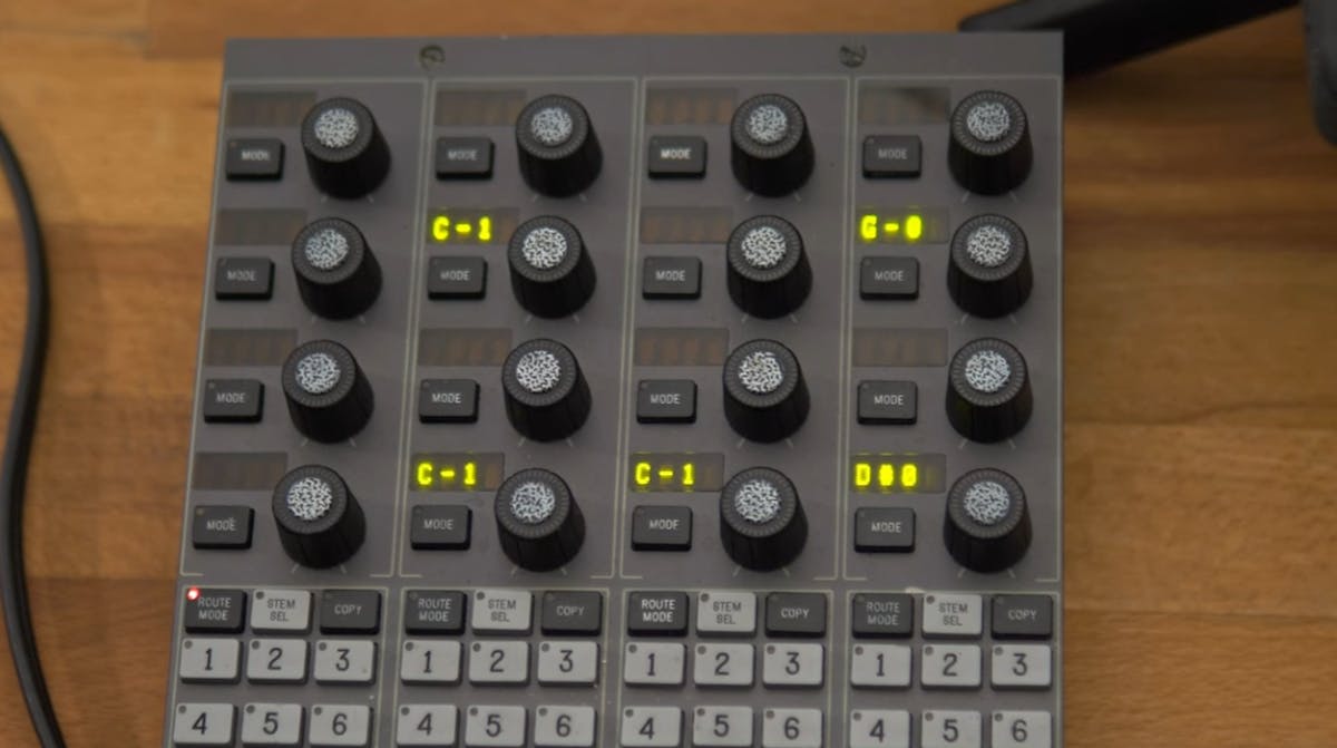Reviving a Vintage Audio Control Panel as a Modern Sequencer 