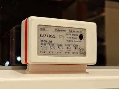 Solar E-Ink Weather Station