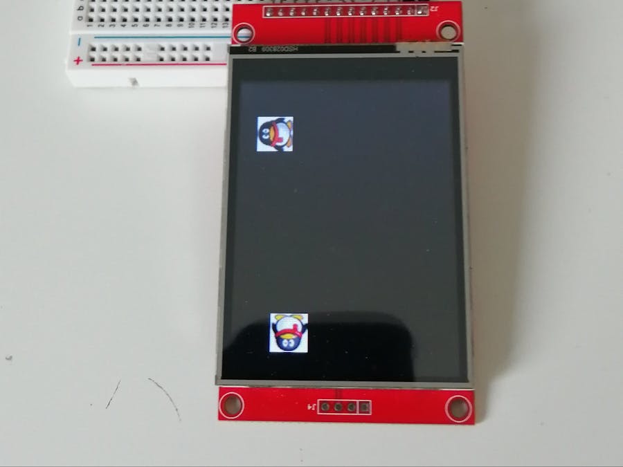 Multi-penguin display on an ILI9341