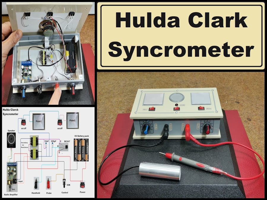 How to build simple cheap Hulda Clark Syncrometer