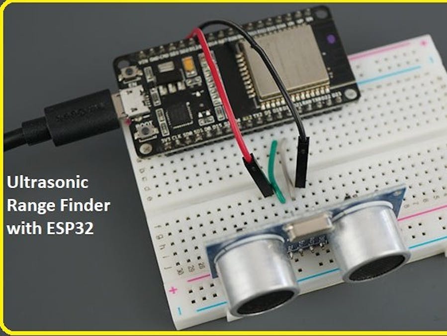 DIY Ultrasonic Range Finder with ESP32