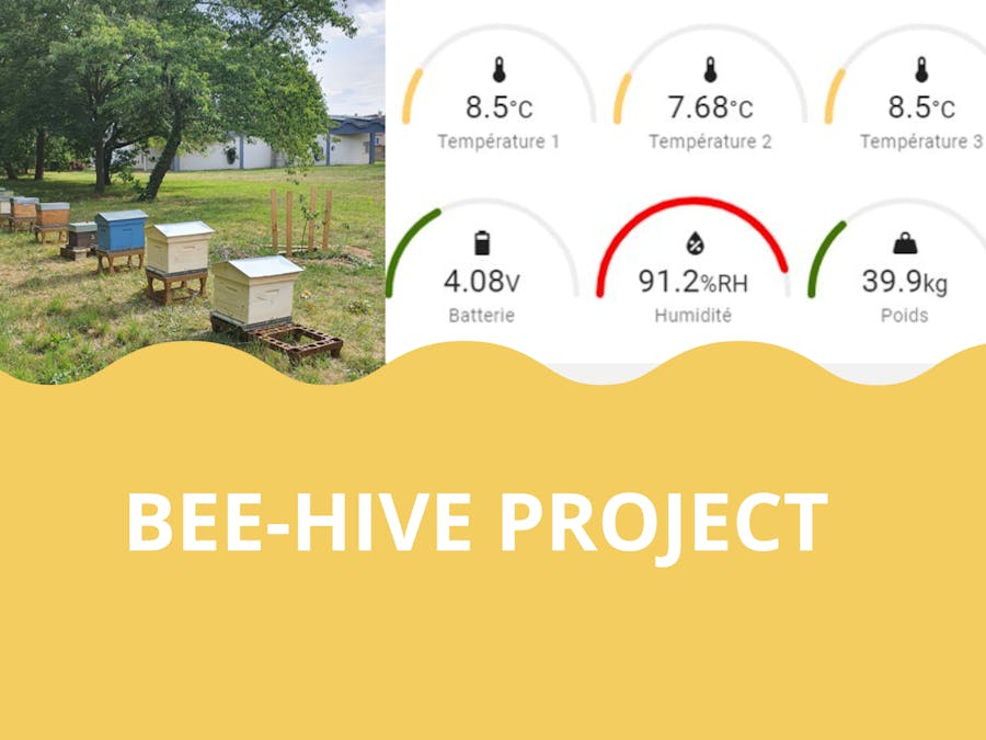 Bee-Hive Project : Smart Hive monitoring !