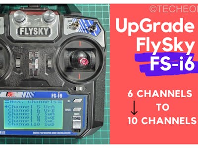 Upgrade Flysky Fs-i6 Firmware to 10 Channels