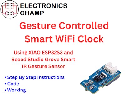 Gesture Controlled Smart WiFi Clock