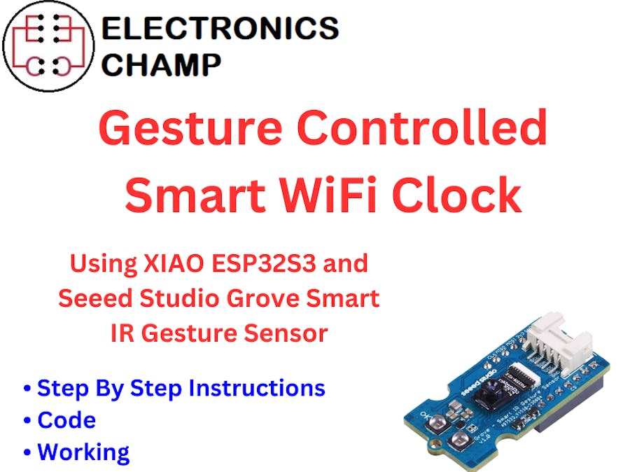 Gesture Controlled Smart WiFi Clock