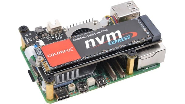 Raspberry Pi 5 PCIe to M.2 NVMe SSD Supports Gen3