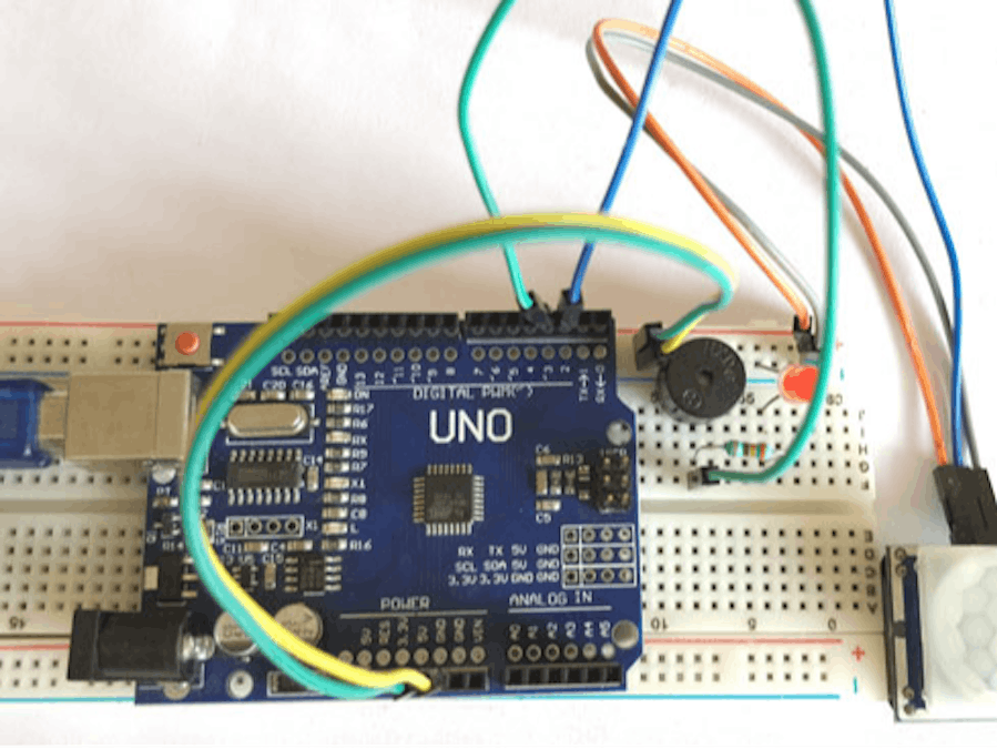 How to Connect PIR Sensor With Arduino Microcontroller