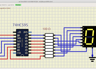 AVR C++ code for LS74HC595 Shift Register and 7 Segment LED - Hackster.io
