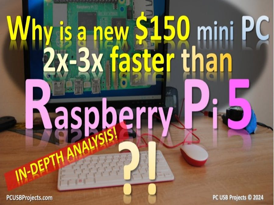 Why is $150 classic mini PC 2-3x faster than Raspberry Pi 5?