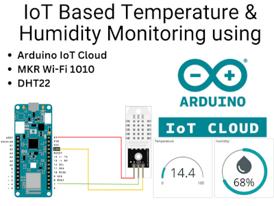 Temperature Monitoring with Arduino IoT Cloud using DHT22