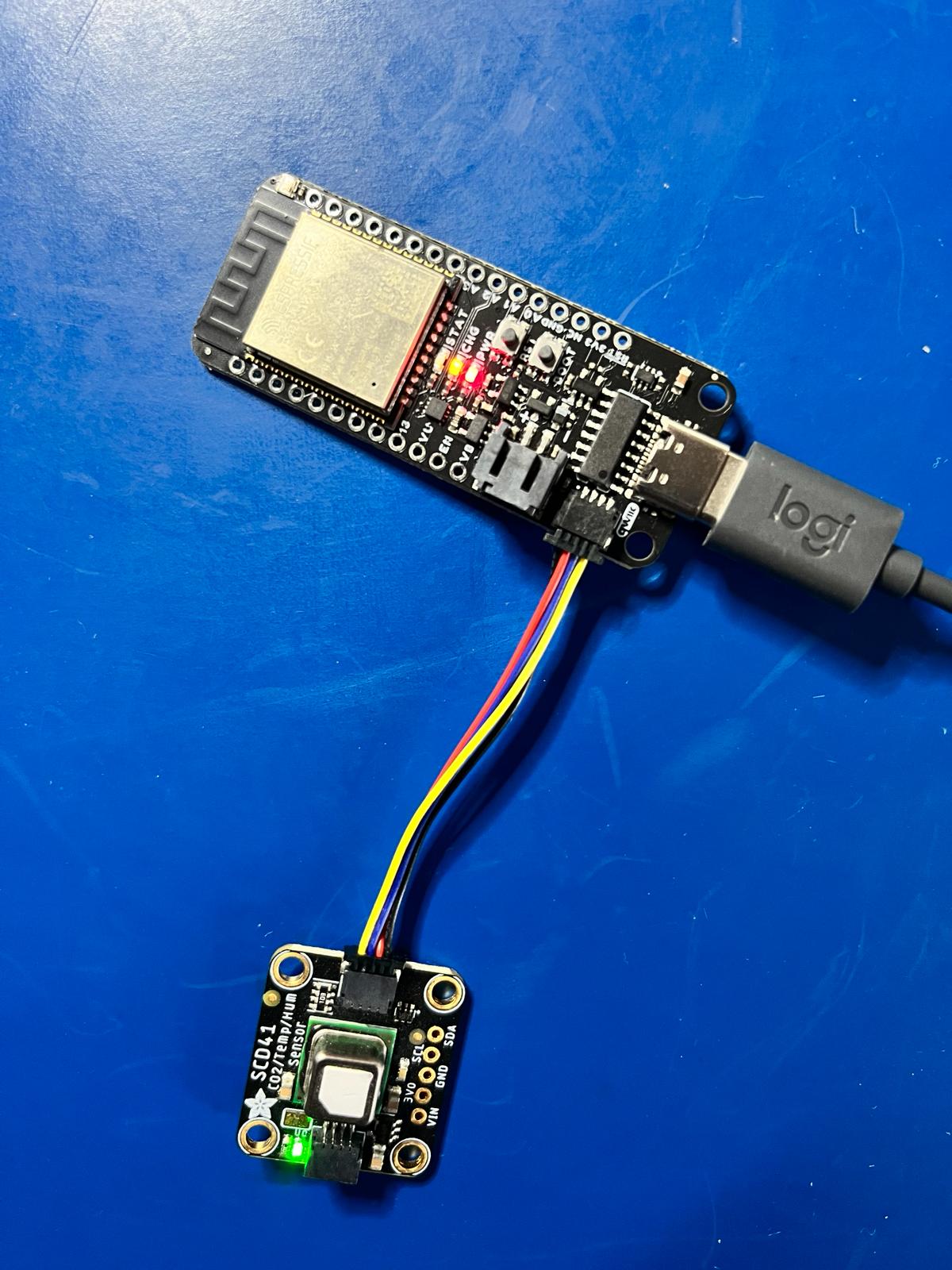 SCD4X CO2 sensor with ESP32 on Blynk - Hackster.io