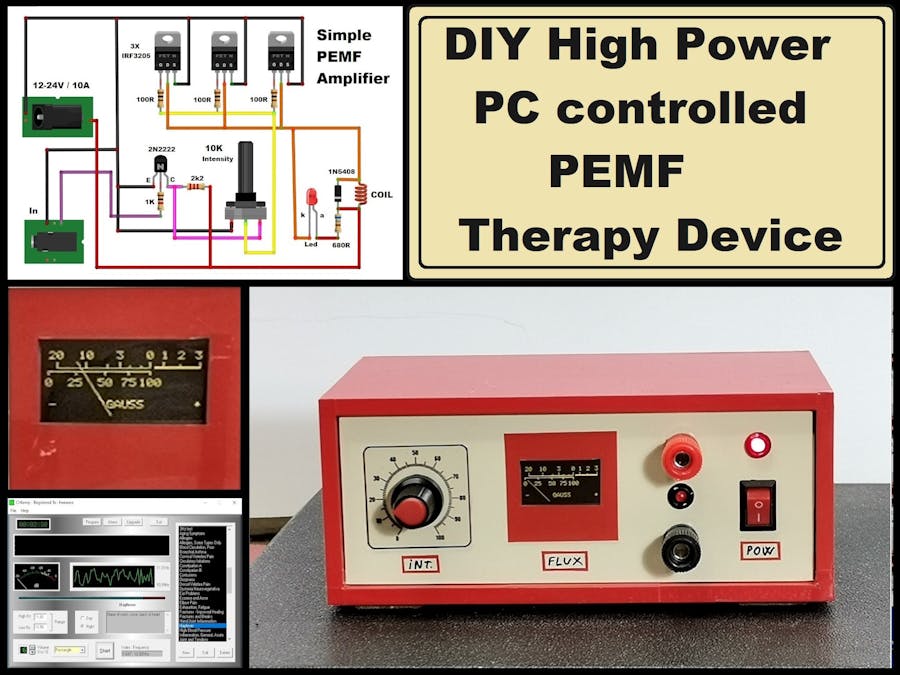 DIY PC controlled high power PEMF Therapy Device