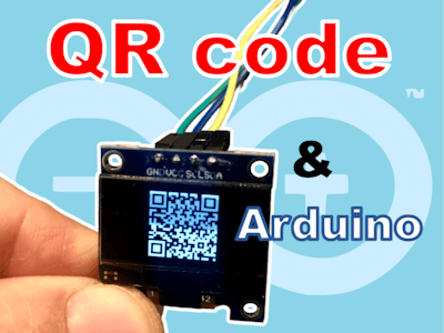 Generate QR codes with Arduino on OLED display