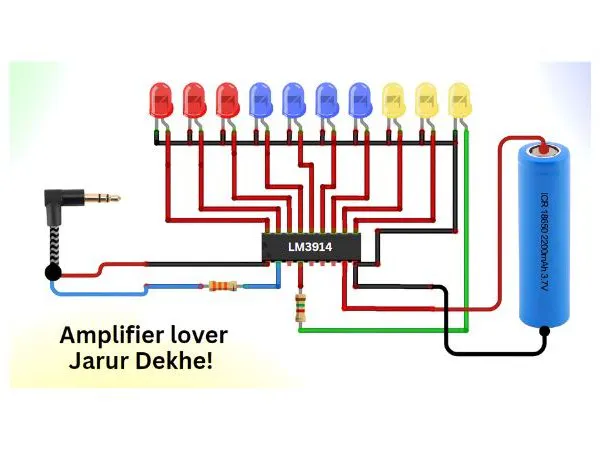VU meter circuit lm3915 wiring diagram - Hackster.io