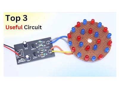 LED Flip Flop Circuit Using BC547 Transistor