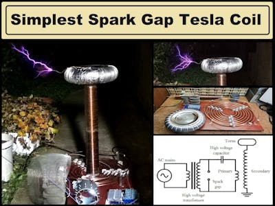 DIY simple Spark Gap Tesla Coil