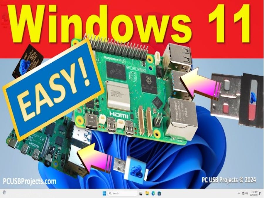 Install Windows 11 on Raspberry Pi 5! A PIECE OF CAKE!