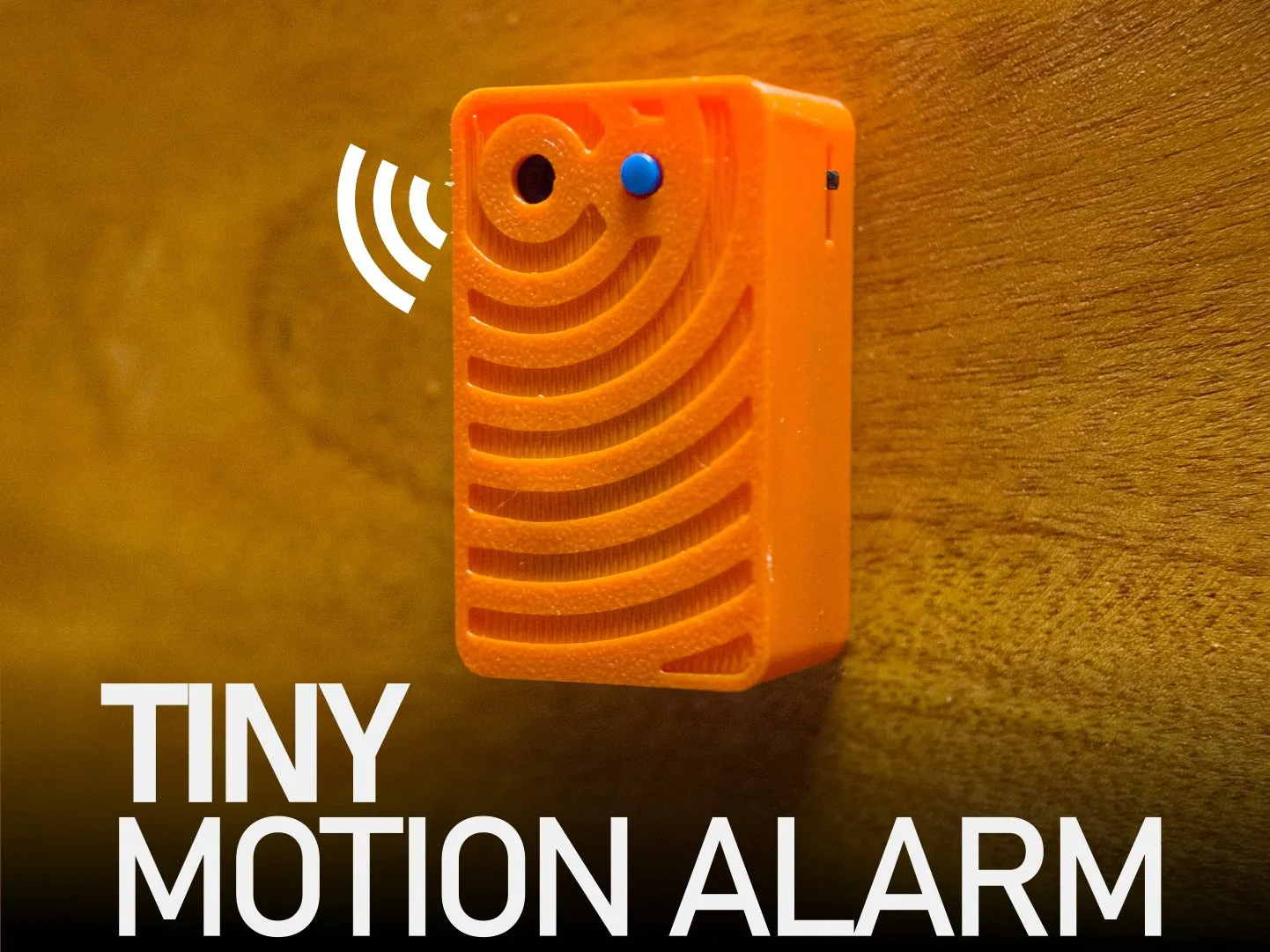 Tiny Motion Detection Alarm - Hackster.io