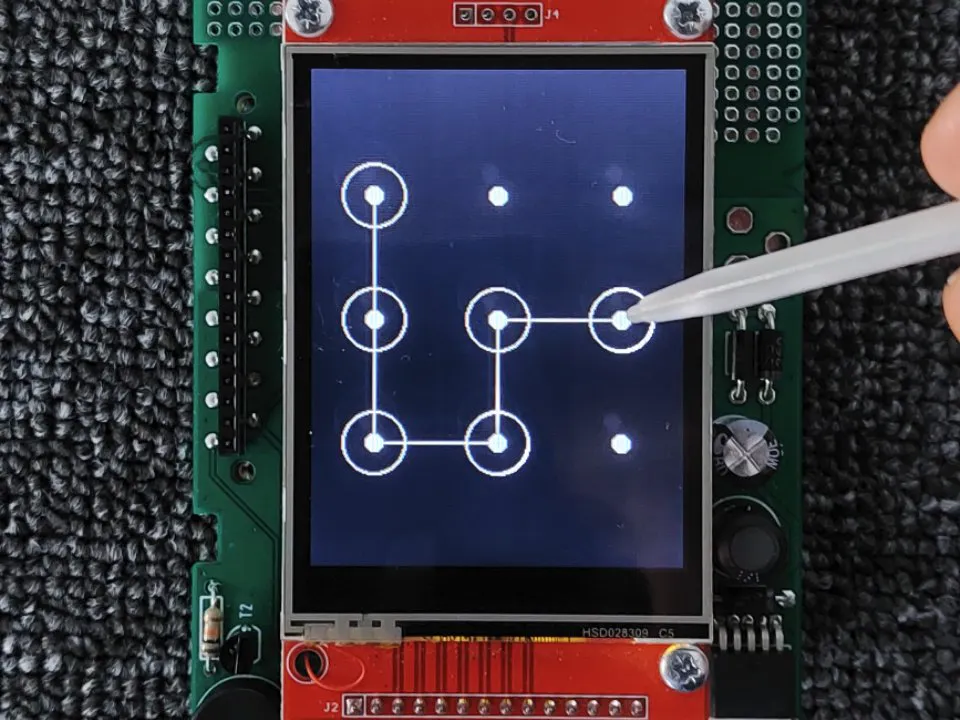 Ili9341 pattern lock algorithm - Hackster.io