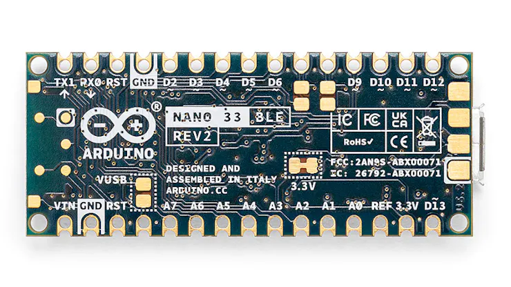 The board retains the footprint of the original, though now includes pads for USB, SWDIO, and SWCLCK signals. (📷: Arduino)