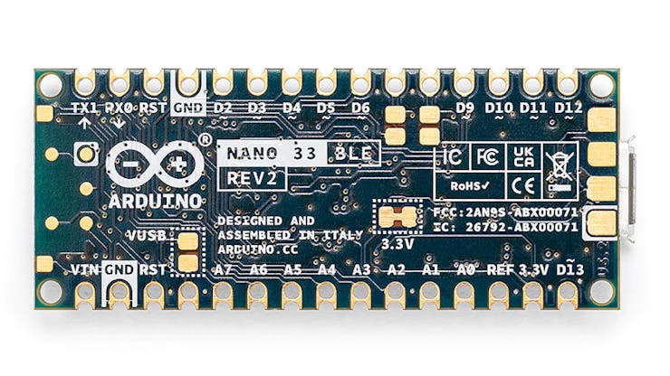 The board retains the footprint of the original, though now includes pads for USB, SWDIO, and SWCLCK signals. (📷: Arduino)