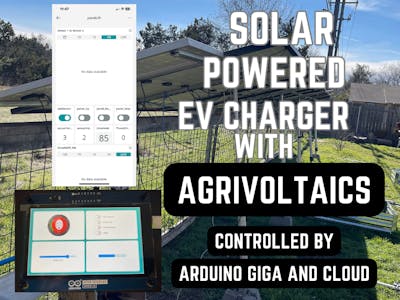 Solar Powered EV Charging with Agrivoltaics