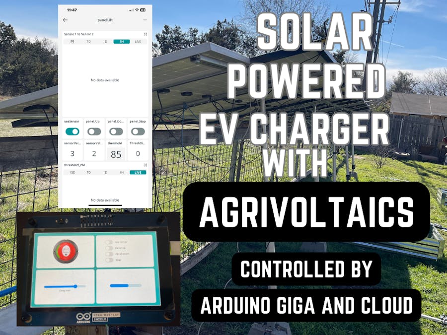Solar Powered EV Charging with Agrivoltaics