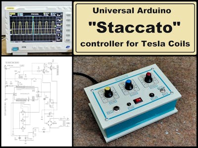 Universal Arduino Staccato controller for Tesla Coils