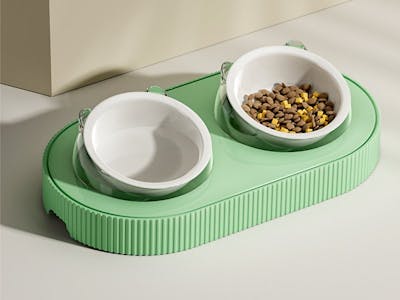 Automatic detection system for cat food bowls based on machi