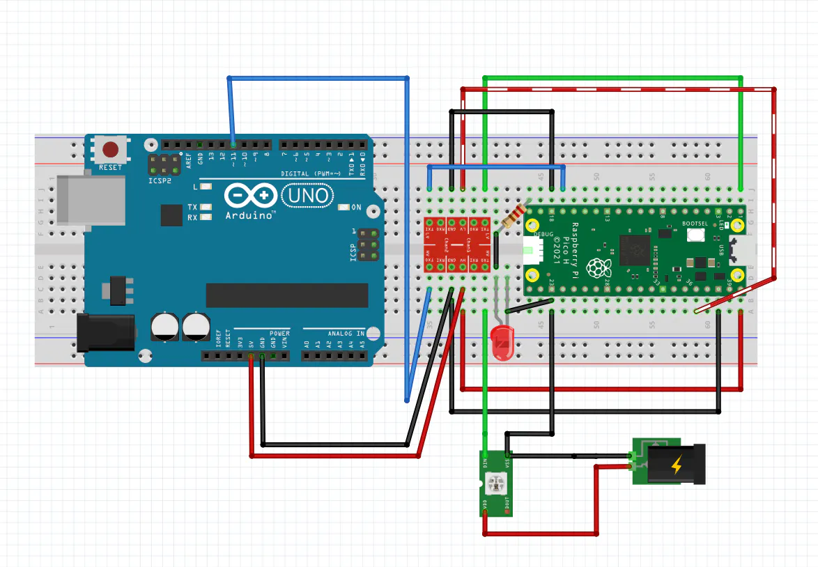 The DMX Controllable NeoPixel Step Wall - Hackster.io