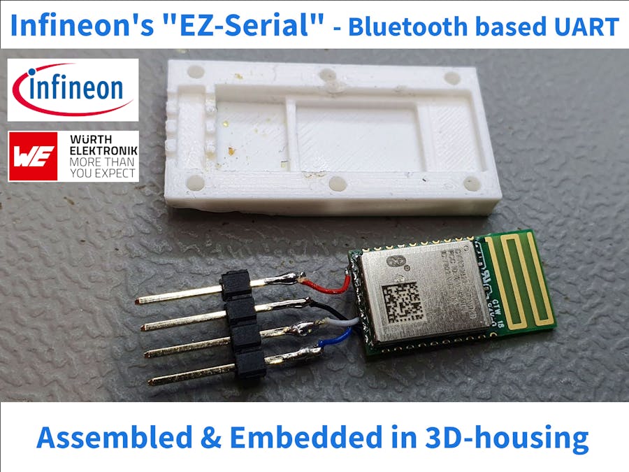 Infineon's Wireless-UART (BLE EZ-Serial)