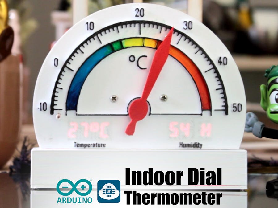 NodeMCU Based: 3D Printed Indoor Gauge Thermometer