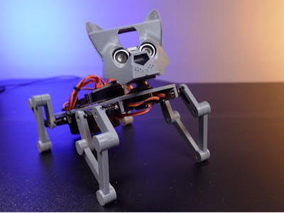 Explore Simple 3D Dog Robot and Multiple Servo Motor Control