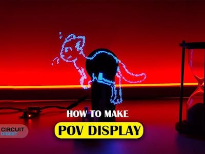Building a High-Resolution POV Display using ESP32