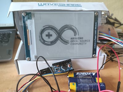 4.3" e-paper picture frame, working with latest IDE