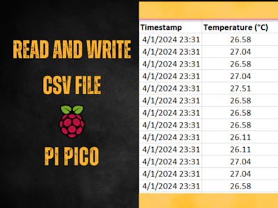 CSV Data Logger: Read and Write CSV Files with Pi Pico W