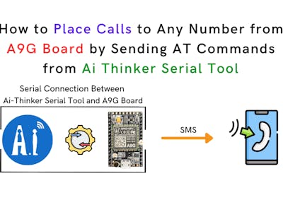 Place Calls from A9G Board using Ai Thinker Serial Tool
