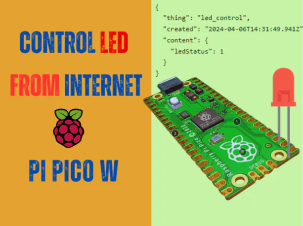How to Control LED from Internet using Raspberry Pi Pico W - Hackster.io