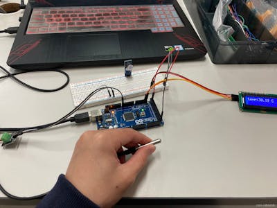 Arduino+DS18B20 Temperature Sensor (buzzer Alarm)