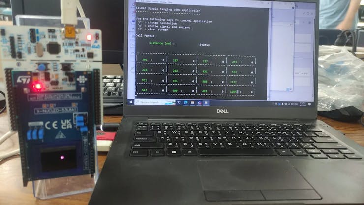 Experiencing VL53L8 multizone ToF sensor - Hackster.io