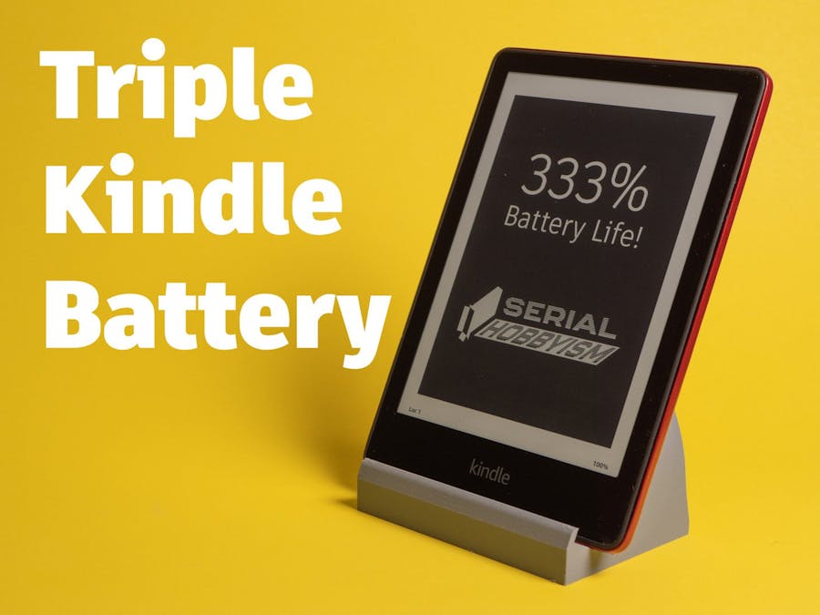 Triple the battery life of Kindle Paperwhite!